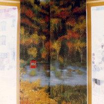 Le Shack Restaurant Mont-Tremblant 1996 - scenic Painting-fr
